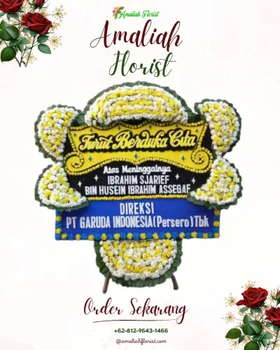 Papan Bunga Duka di Banyuresmi